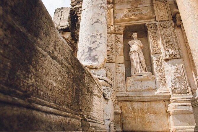 BEST SELLER EPHESUS TOUR FOR CRUISERS Skip Line and OnTime Return - Kusadası Panoramas, Handicrafts, and Pigeon Island Pass-By Moments