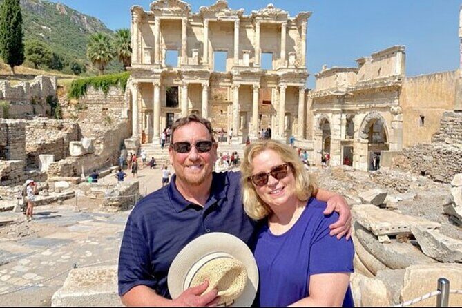 FOR CRUISERS: Skip The Lines PRIVATE EPHESUS TOUR &On Time Return - Route Overview: Port Pickup, Ephesus, and Back Before the Ship Moves