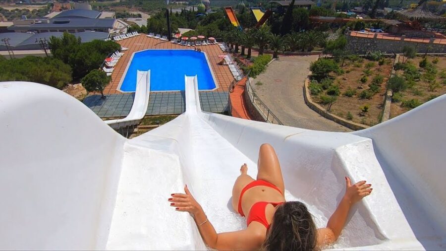 Kusadasi: Adaland AquaPark Entry Ticket - The main slide zone: what to expect from the speed rides