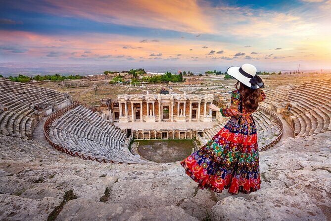 Pamukkale Small Group Tour from Kusadasi Port/Hotels - Stop 2: Hierapolis at the Roman Baths, Theater, and Odeon