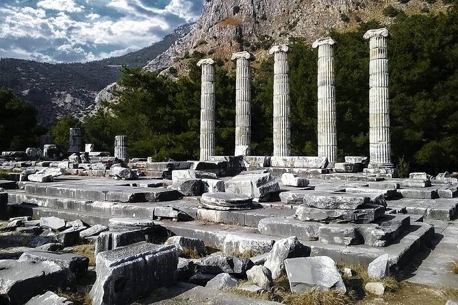 Priene Miletos Didyma Tour From Kusadasi / Selcuk Hotels - Stop 2: Miletos Antik Kenti—Theater scale and the Bath of Faustina